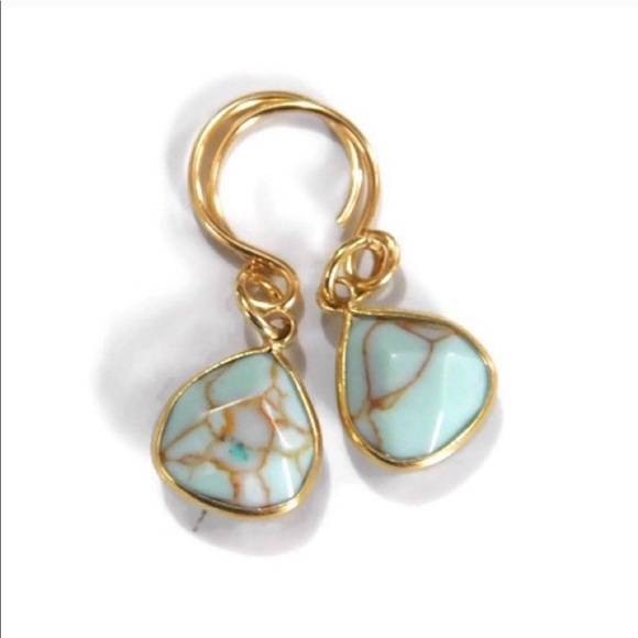 Handmade Genuine Gemstone Earrings - Picture 1 of 3